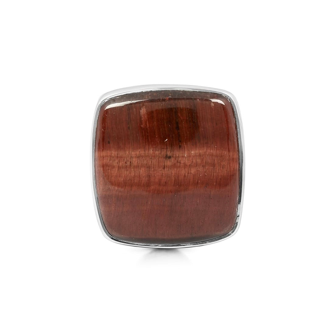 Premium Red Tiger Eye Adjustable Ring - Bold Statement Jewelry