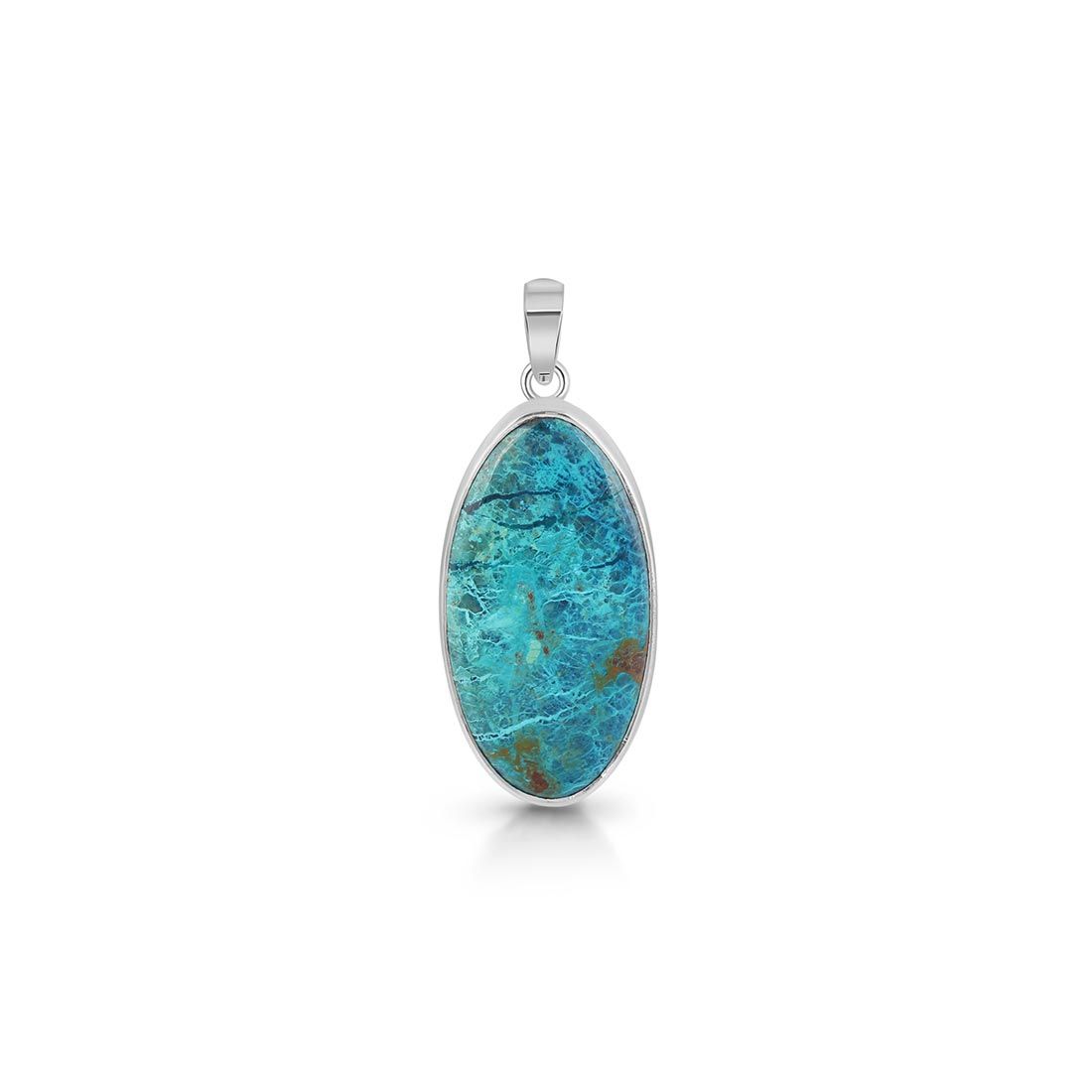 Premium Shattuckite Statement Pendant - STK-P-21