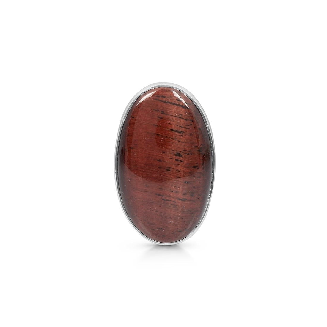 Premium Red Tiger Eye Adjustable Ring - Ultimate Statement Jewelry (RTE-R-29)