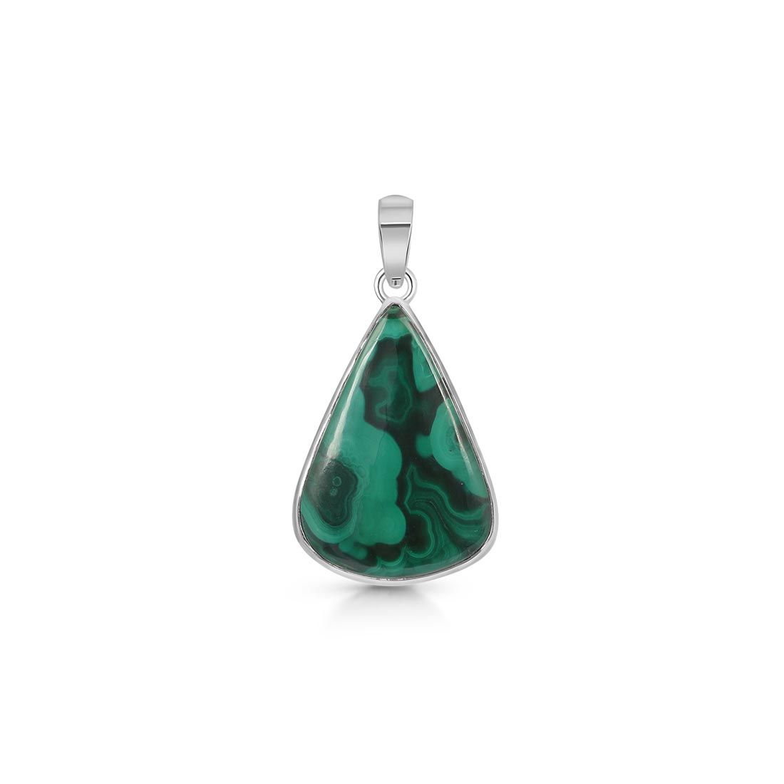 Premium Malachite Statement Pendant - MLC-P-1 | Sagacia Jewelry