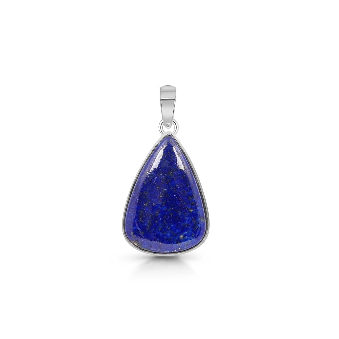 Premium Lapis Statement Pendant - Elegant Blue Jewelry