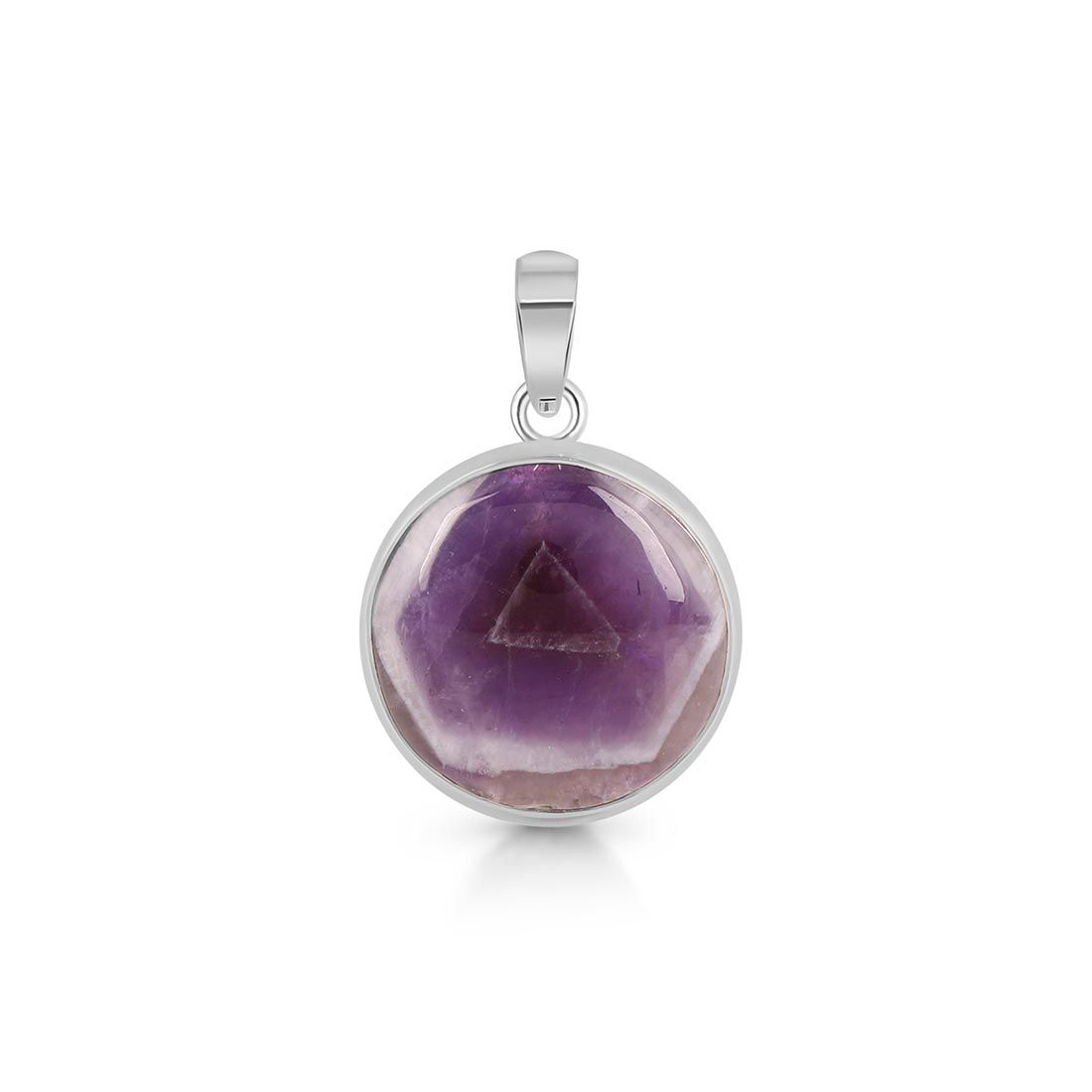 Premium Amethyst Lace Agate Pendant - Ultimate Elegance