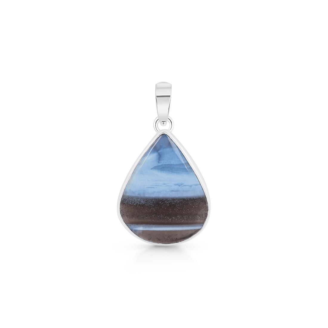 Premium Blue Opal Pendant - Ultimate Elegance (BLO-P-17)