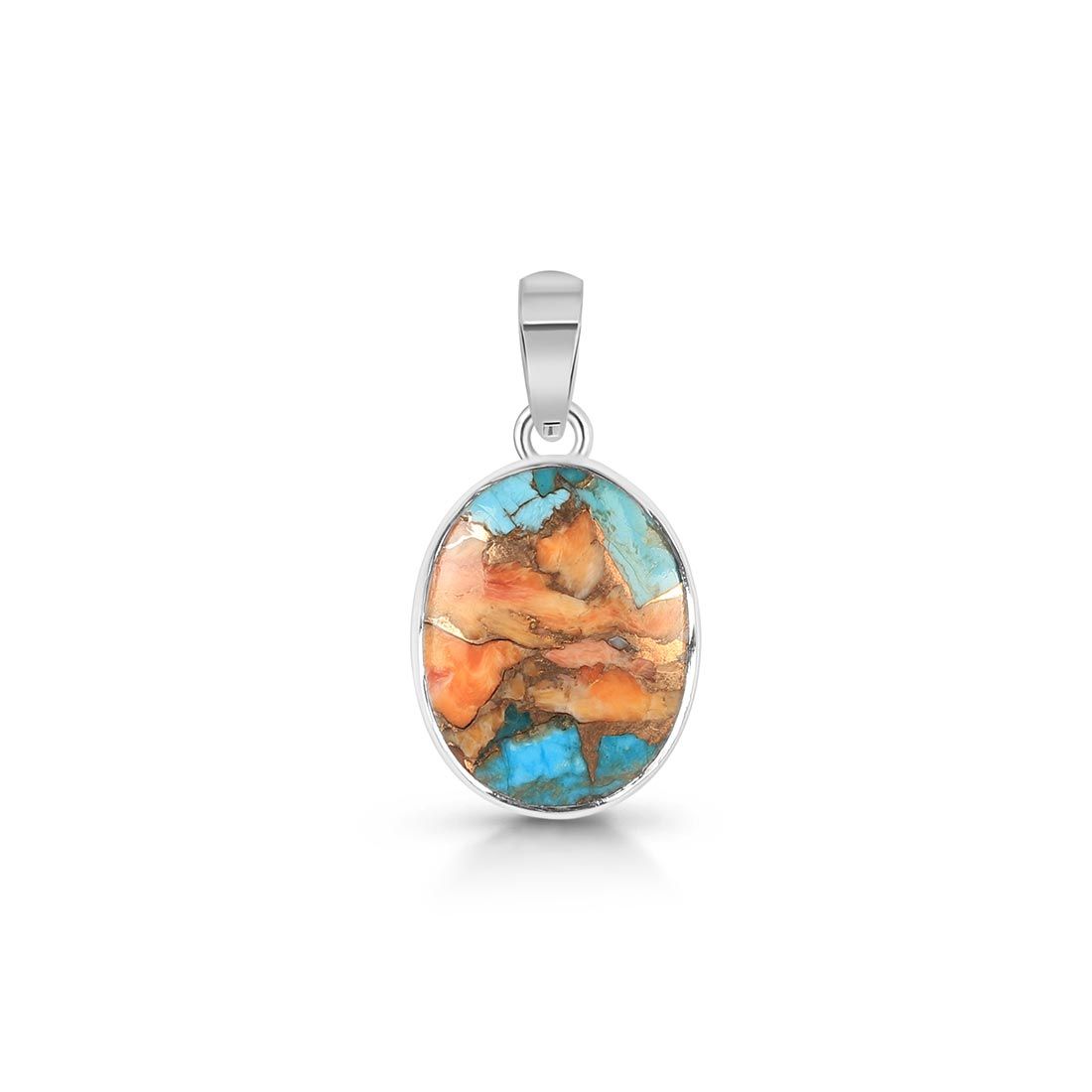 Premium Spiny Oyster Turquoise Pendant - Ultimate Statement Jewelry