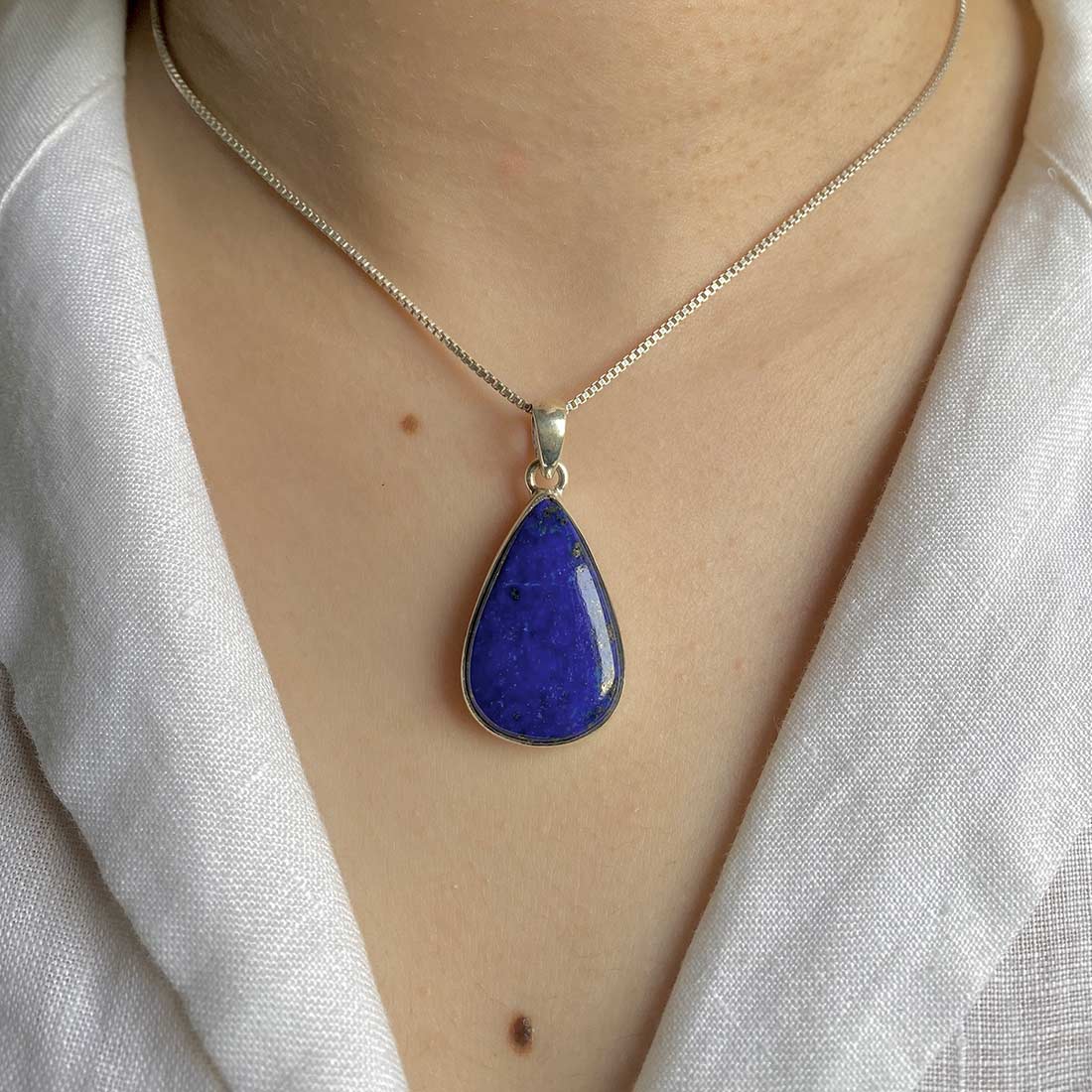 Ultimate Lapis Statement Pendant - Sagacia Jewelry