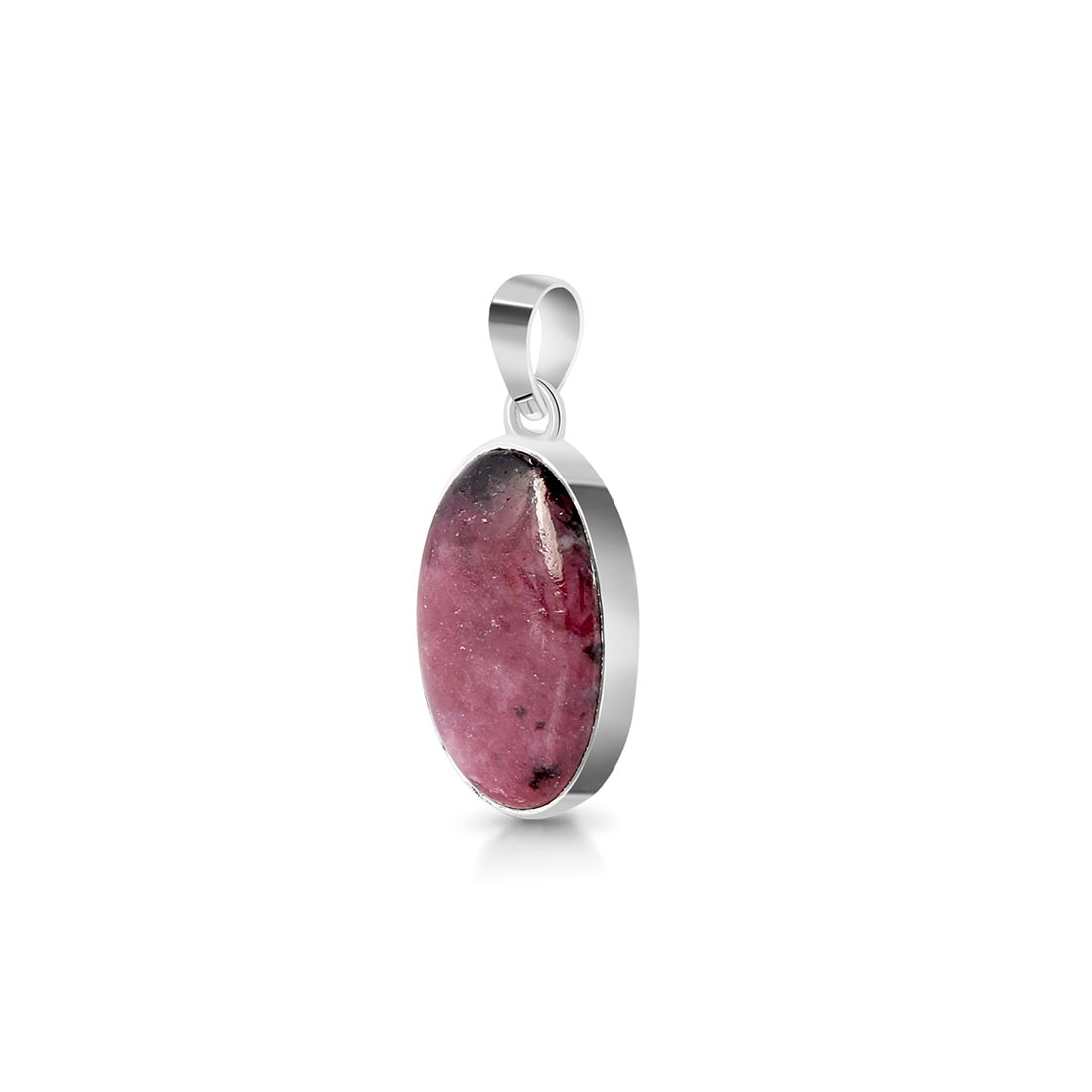 Premium Pink Ruby Zoisite Silver Pendant - Elevate Your Style