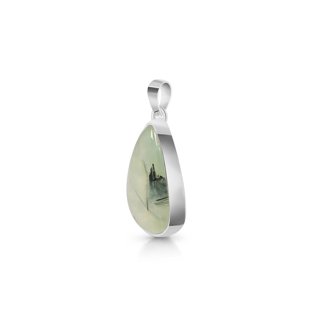 Premium Prehnite Pendant - Ultimate Statement Jewelry