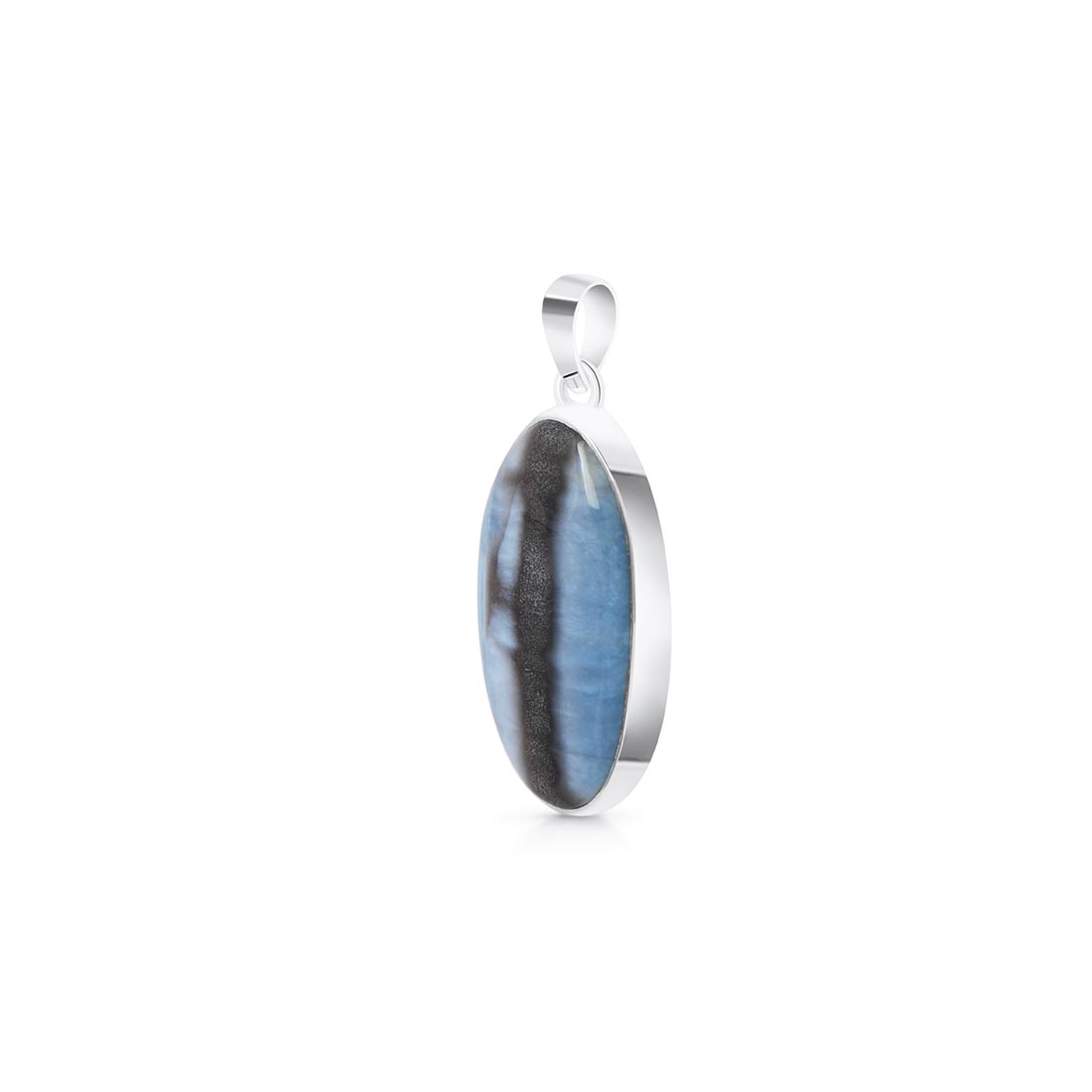 Premium Blue Opal Pendant - Ultimate Elegance (BLO-P-10)