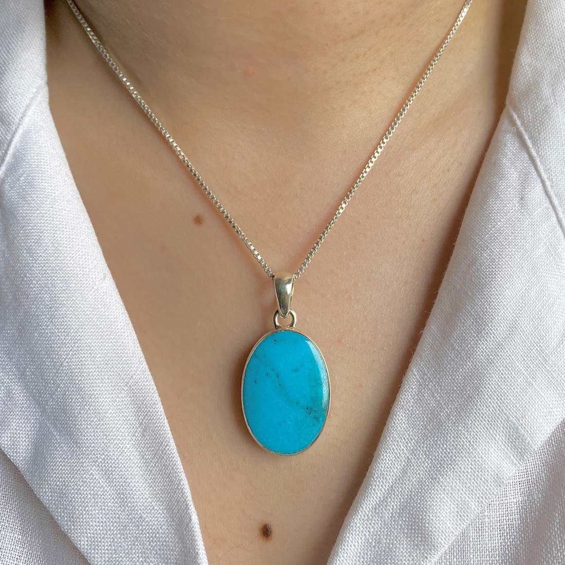 Premium Turquoise Statement Pendant - TRQ-P-1