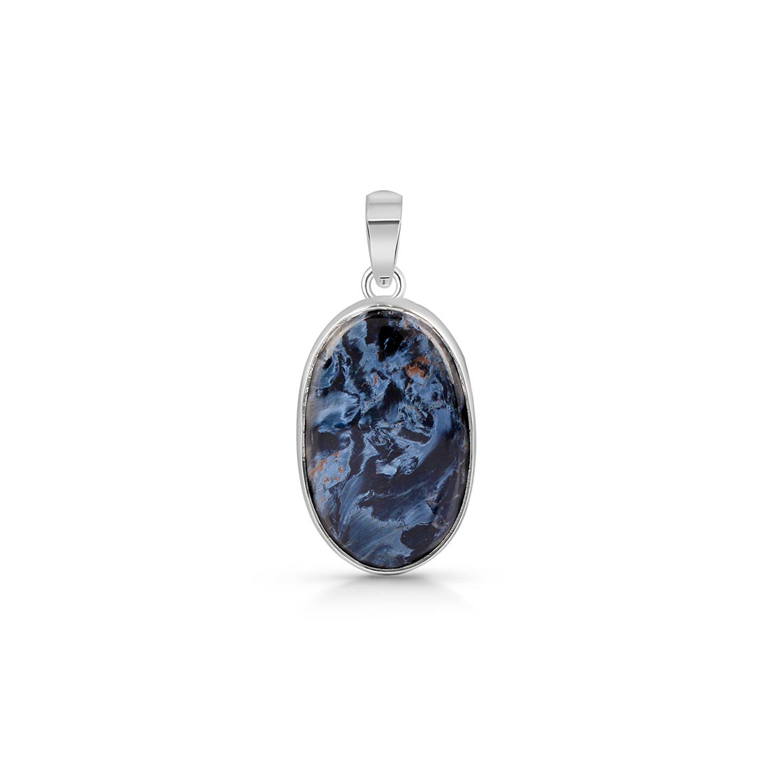 Premium Statement Pietersite Pendant - 925 Sterling Silver (PIT-P-2)