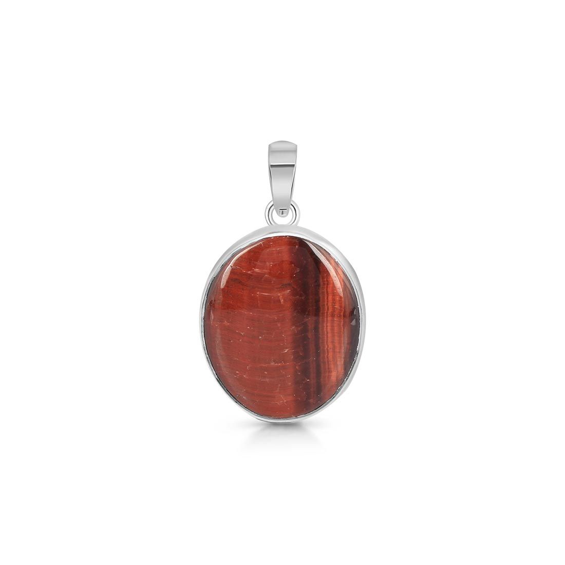 Premium Red Tiger Eye Pendant - Sagacia Statement Jewelry