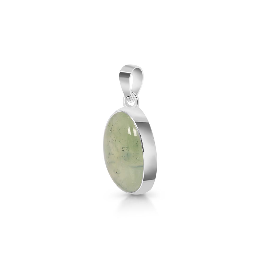 Premium Prehnite Pendant - PRN-P-9 | Sagacia Jewelry