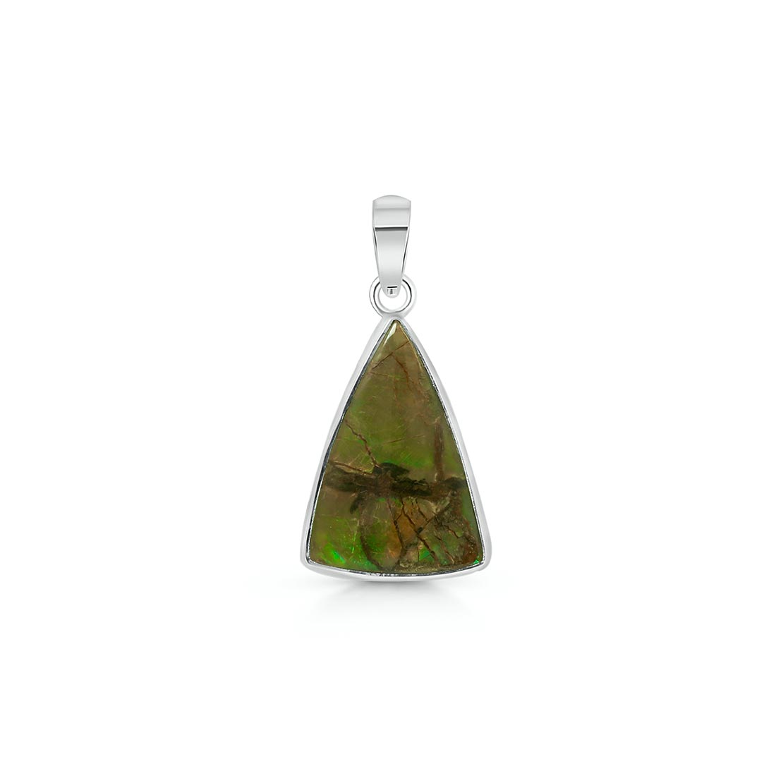 Premium Ammolite Pendant - Ultimate Style (AML-P-16)