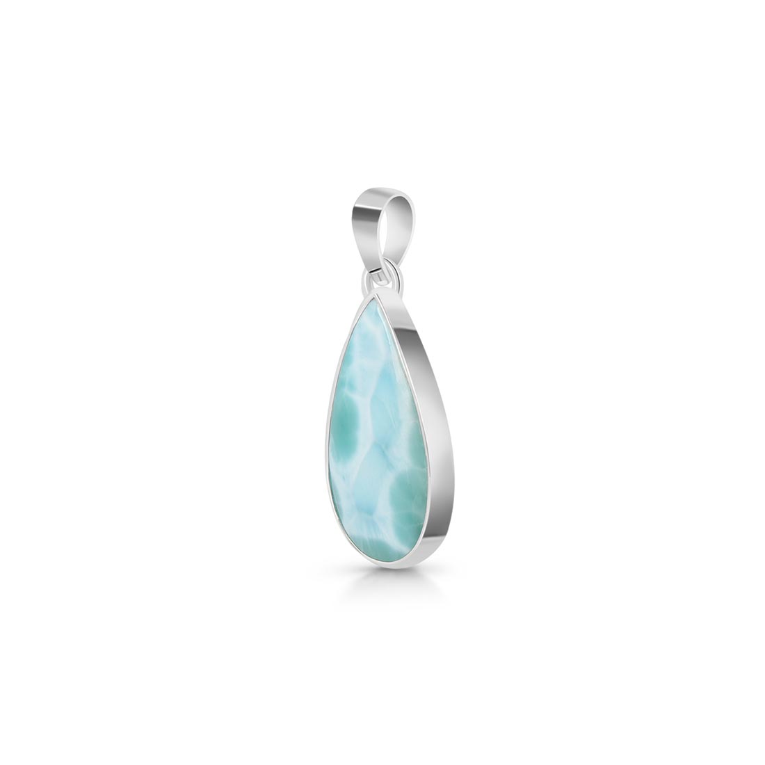 Premium Larimar Healing Pendant - LAR-P-22