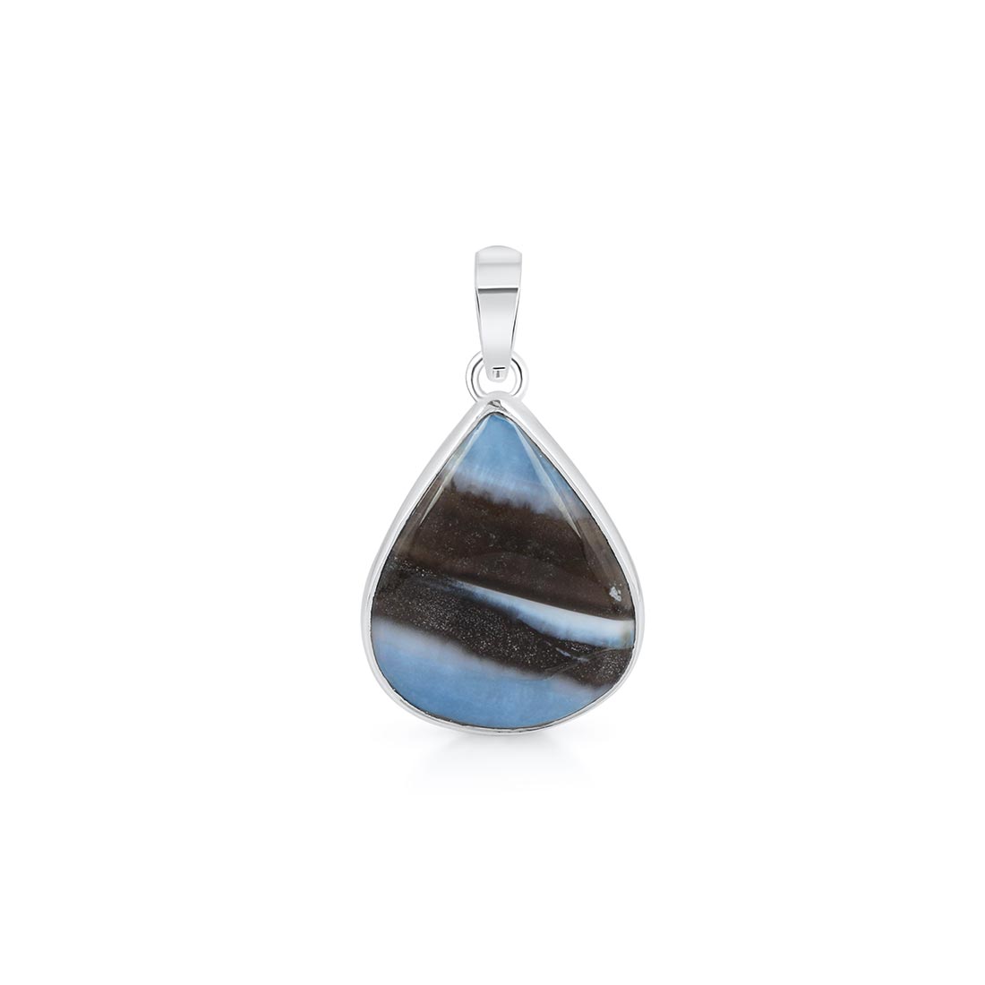 Premium Blue Opal Pendant - Ultimate Elegance (BLO-P-14)