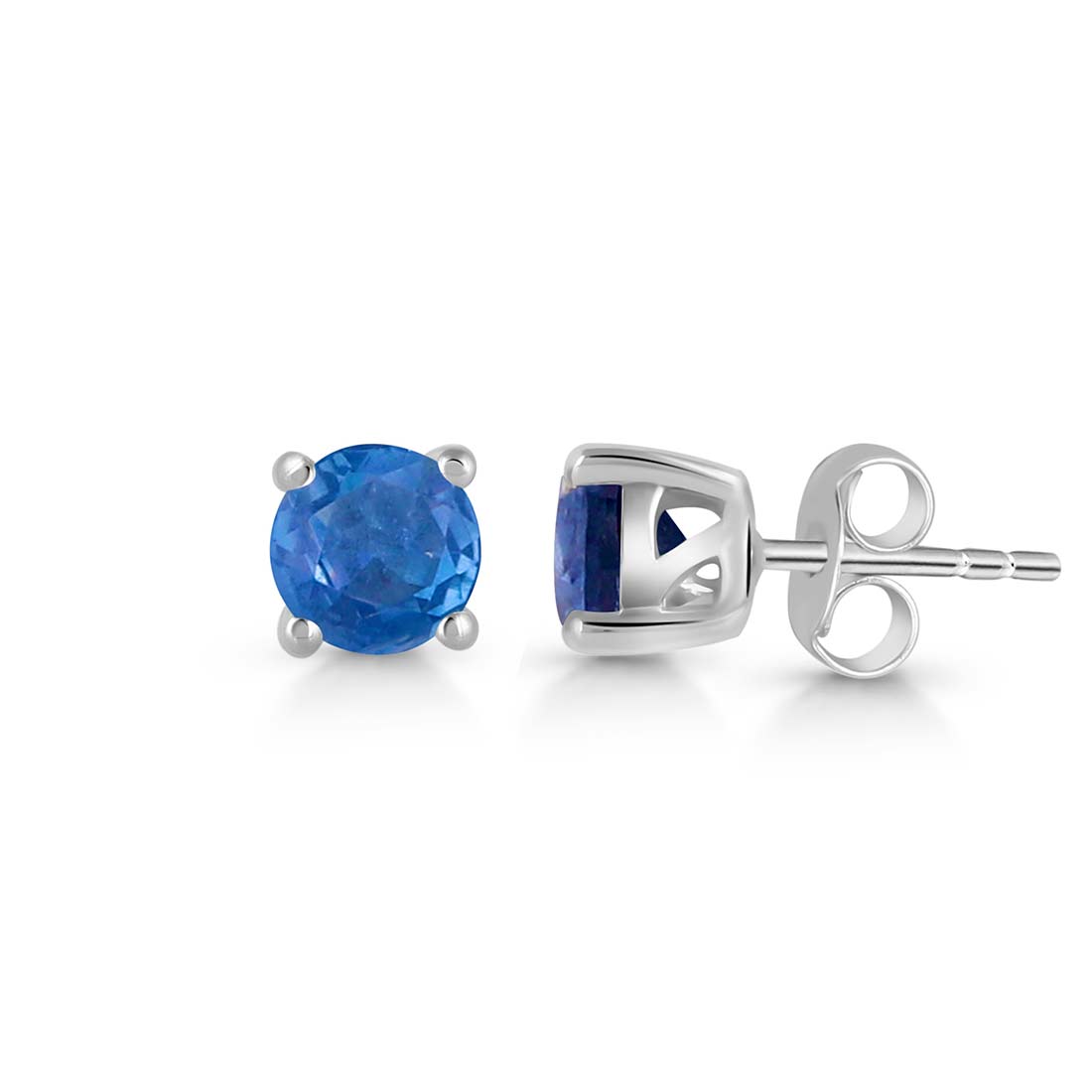 Premium Blue Kyanite Stud Earrings - Ultimate Elegance (KYN-SE-1023-B)