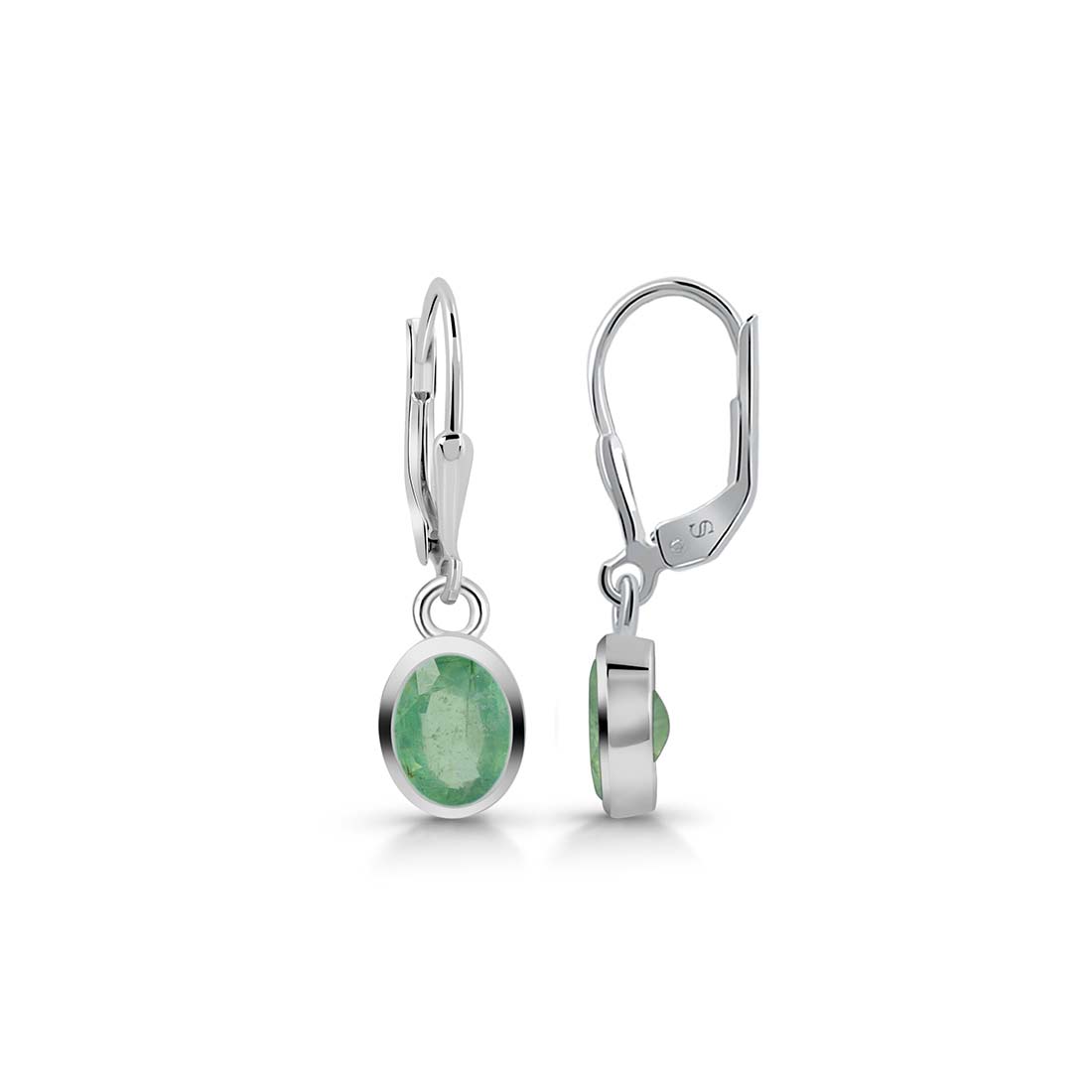 Premium Green Kyanite Leverback Earrings - Ultimate Elegance (KYN-SE-547-G)