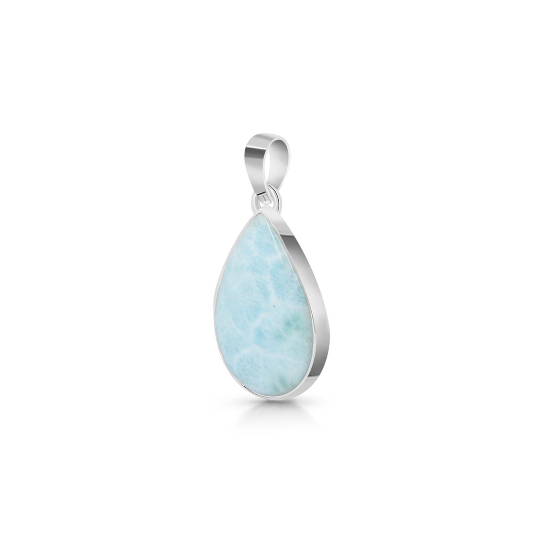 Premium Larimar Healing Pendant - LAR-P-39