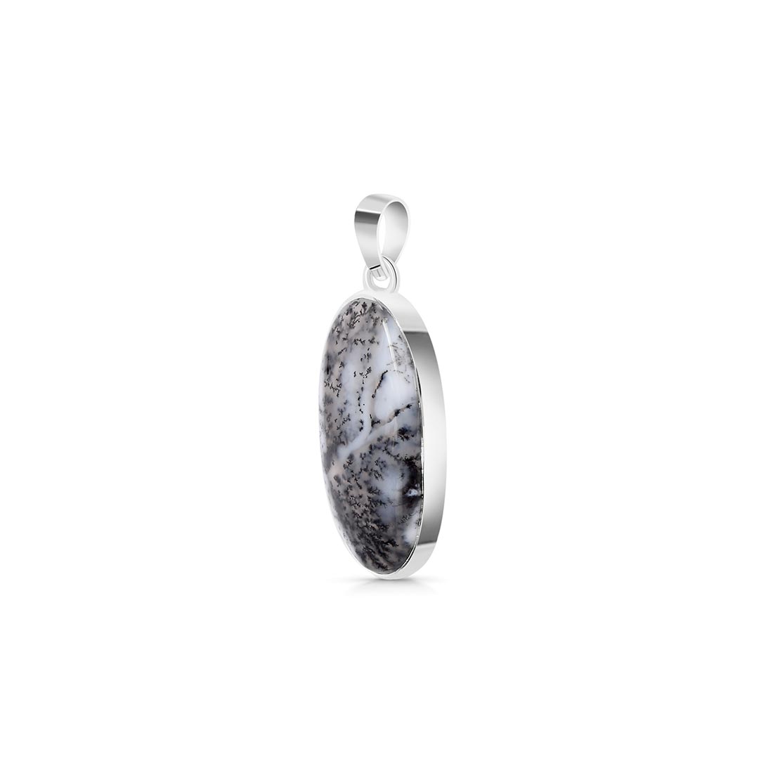 Premium Dendritic Agate Pendant - Ultimate Elegance (DDA-P-22)