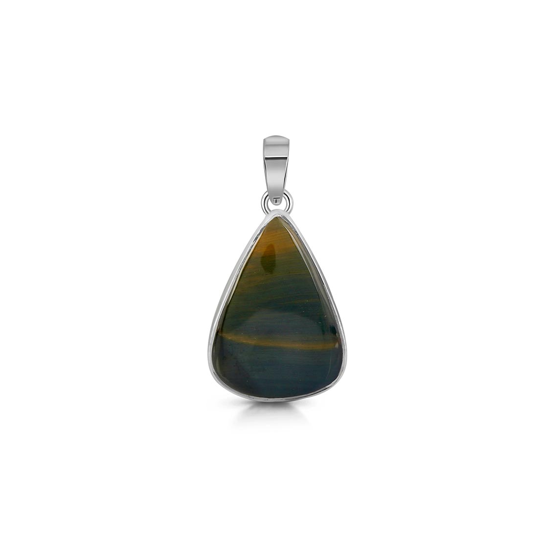 Premium Blue Tiger Eye Pendant - Ultimate Confidence Booster