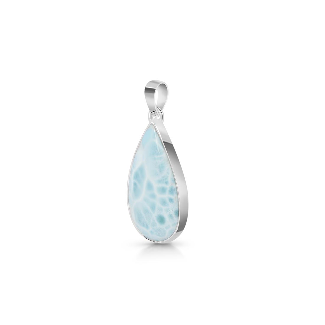 Premium Larimar Pendant - Ultimate Healing Jewelry (LAR-P-9)