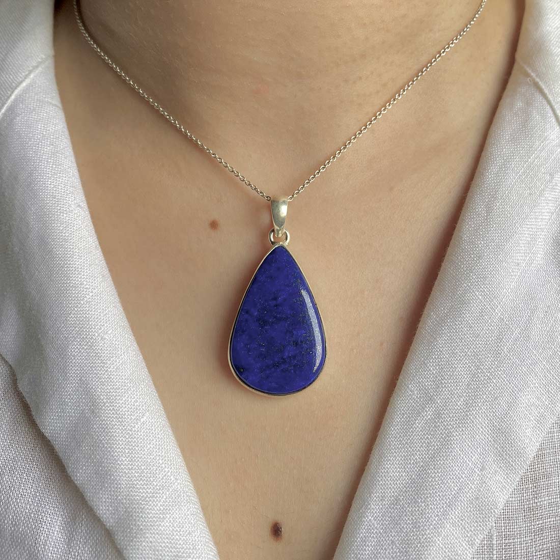 Premium Lapis Pendant - Ultimate Statement Piece (LLP-P-33)