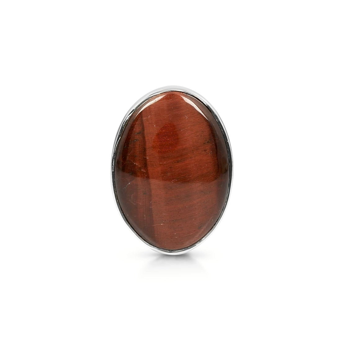 Premium Red Tiger Eye Adjustable Ring - Bold Statement Jewelry