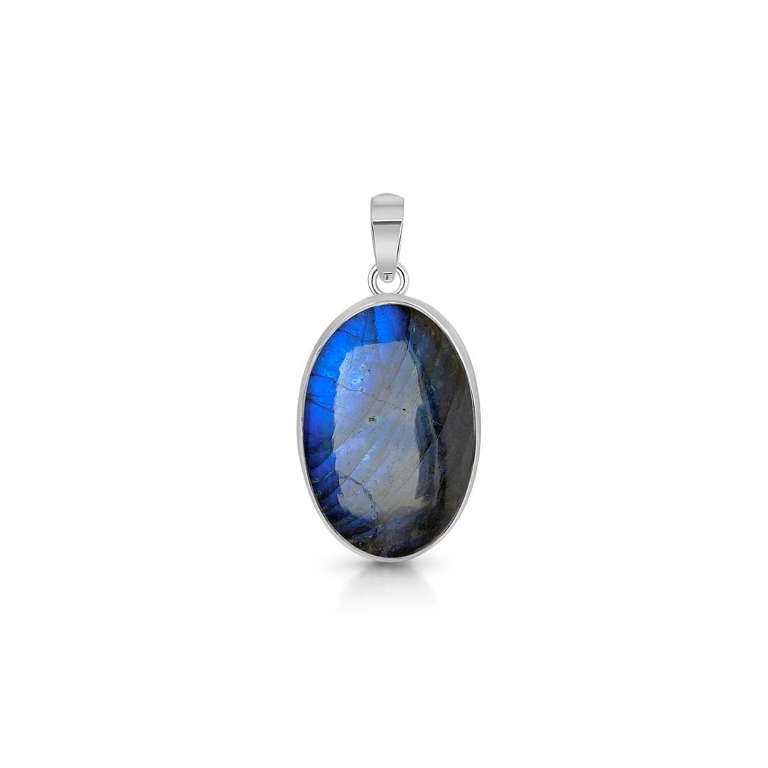 Premium Labradorite Transformation Pendant - 925 Sterling Silver