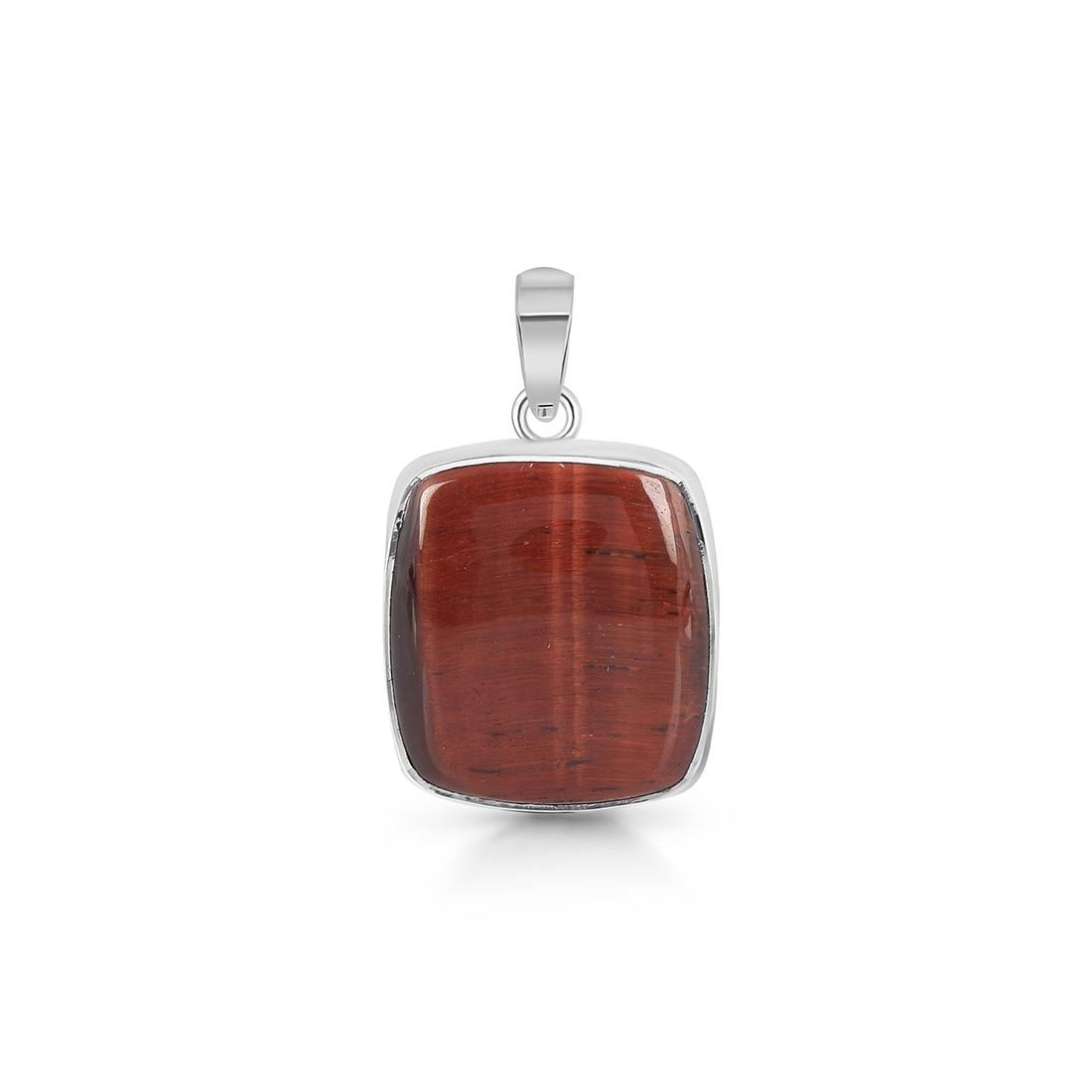 Premium Red Tiger Eye Statement Pendant - Sagacia Jewelry