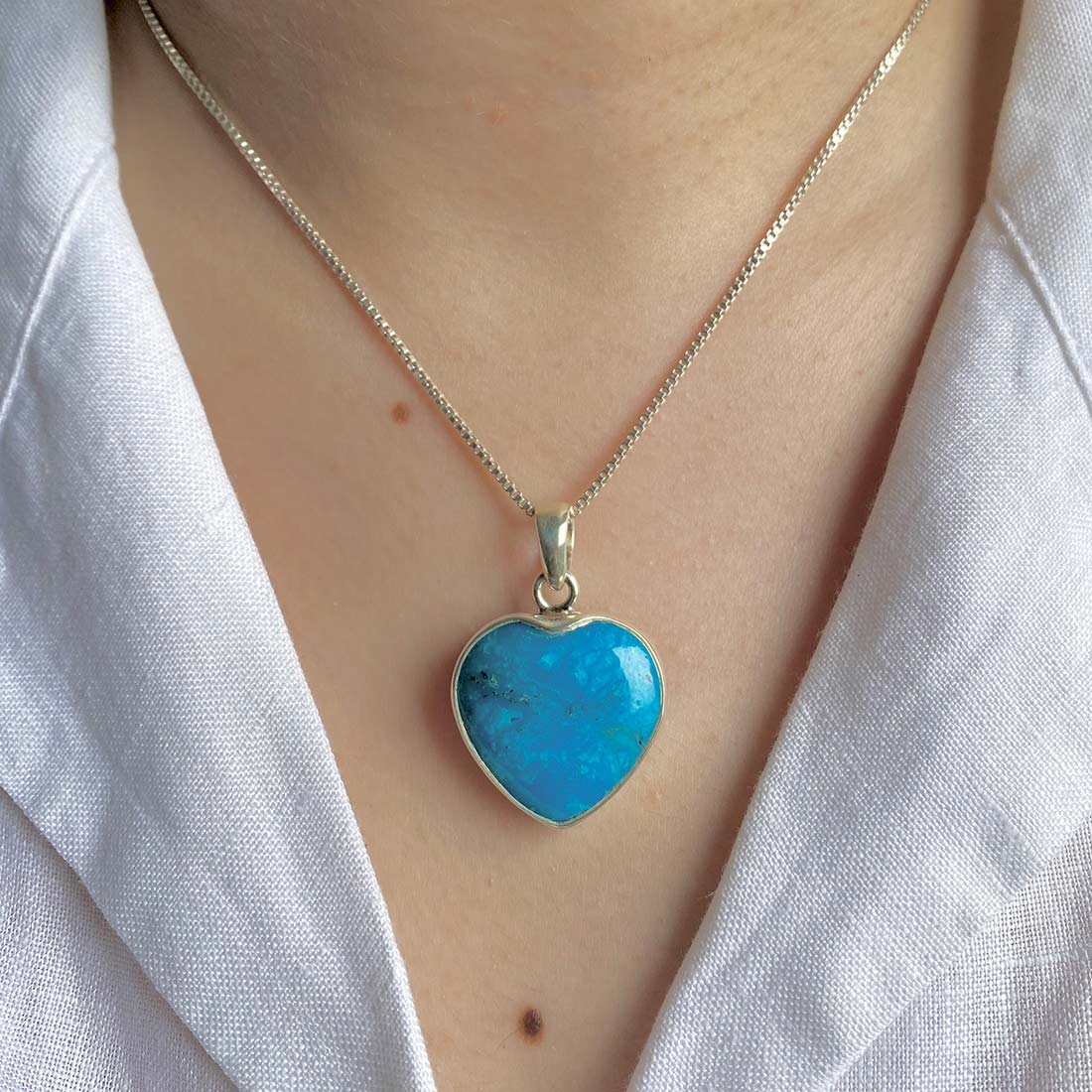 Premium Turquoise Heart Pendant - Ultimate Statement Jewelry