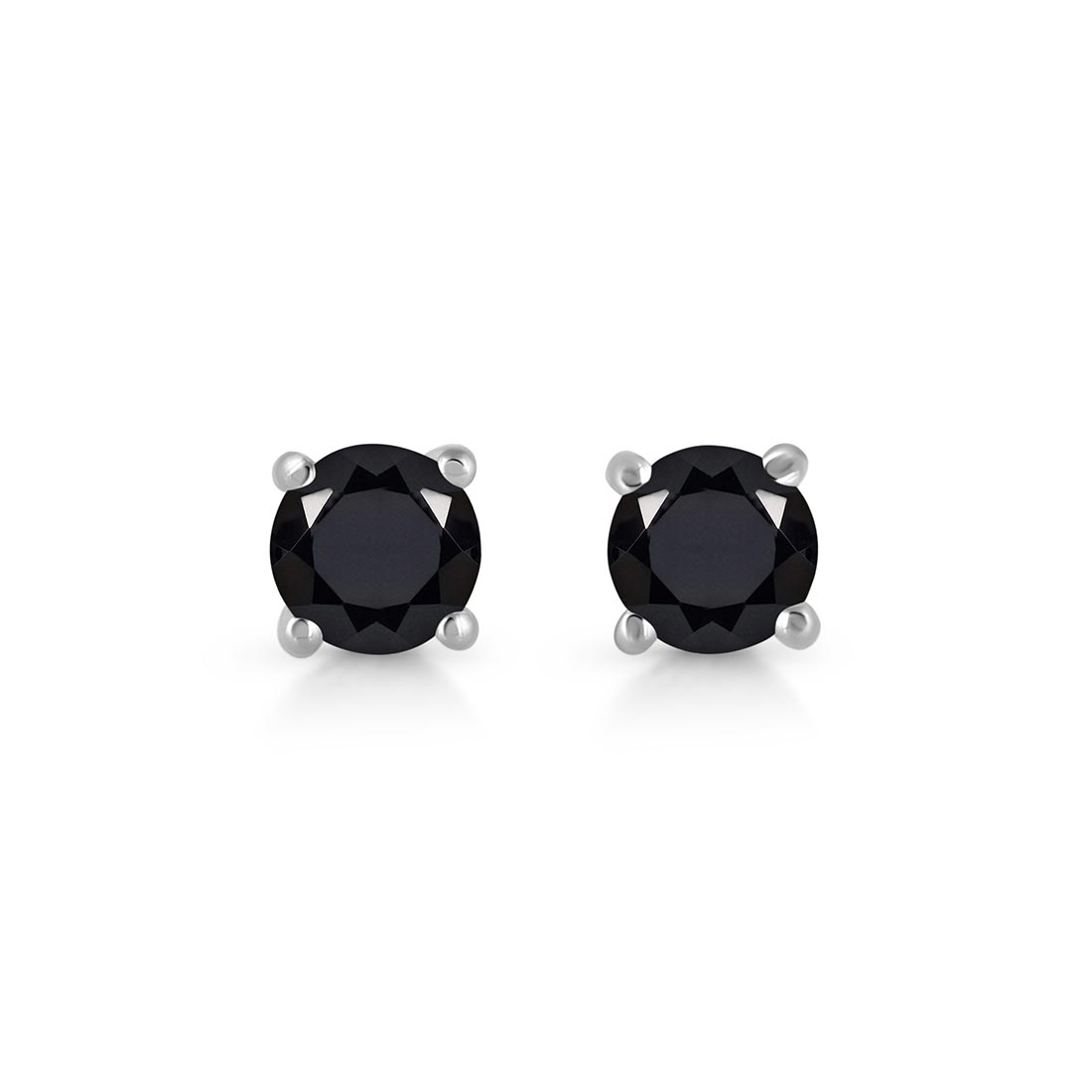 Premium Black Tourmaline Stud Earrings - Ultimate Protection & Style