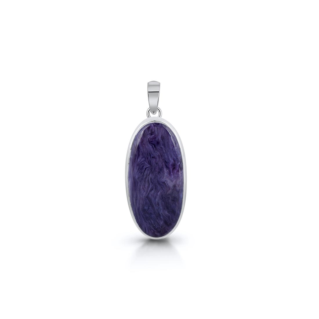 Premium Charoite Statement Pendant - CHR-P-4