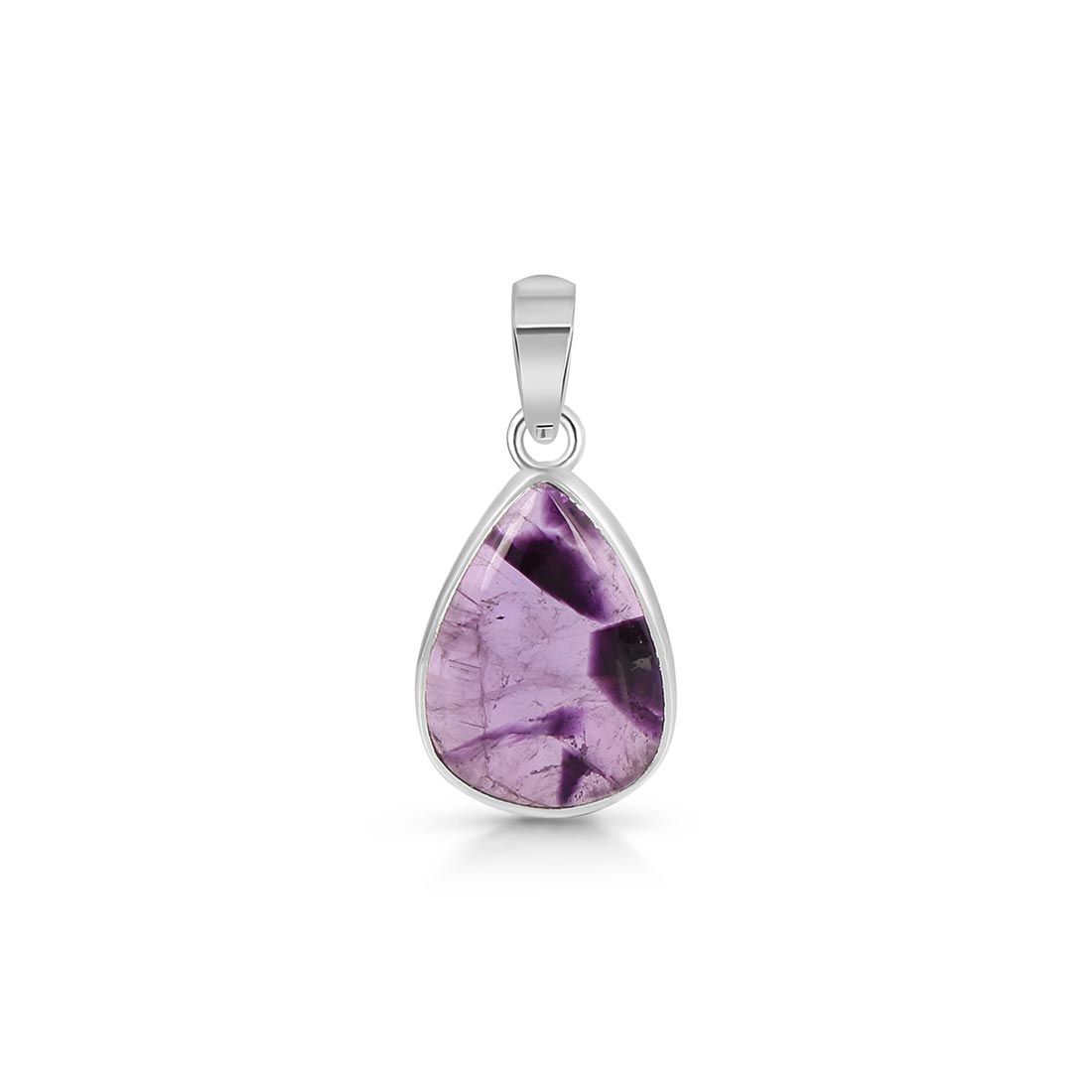 Premium Star Amethyst Pendant - Elegant 925 Sterling Silver Jewelry