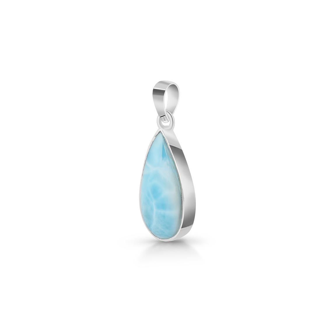 Premium Larimar Healing Pendant - LAR-P-15