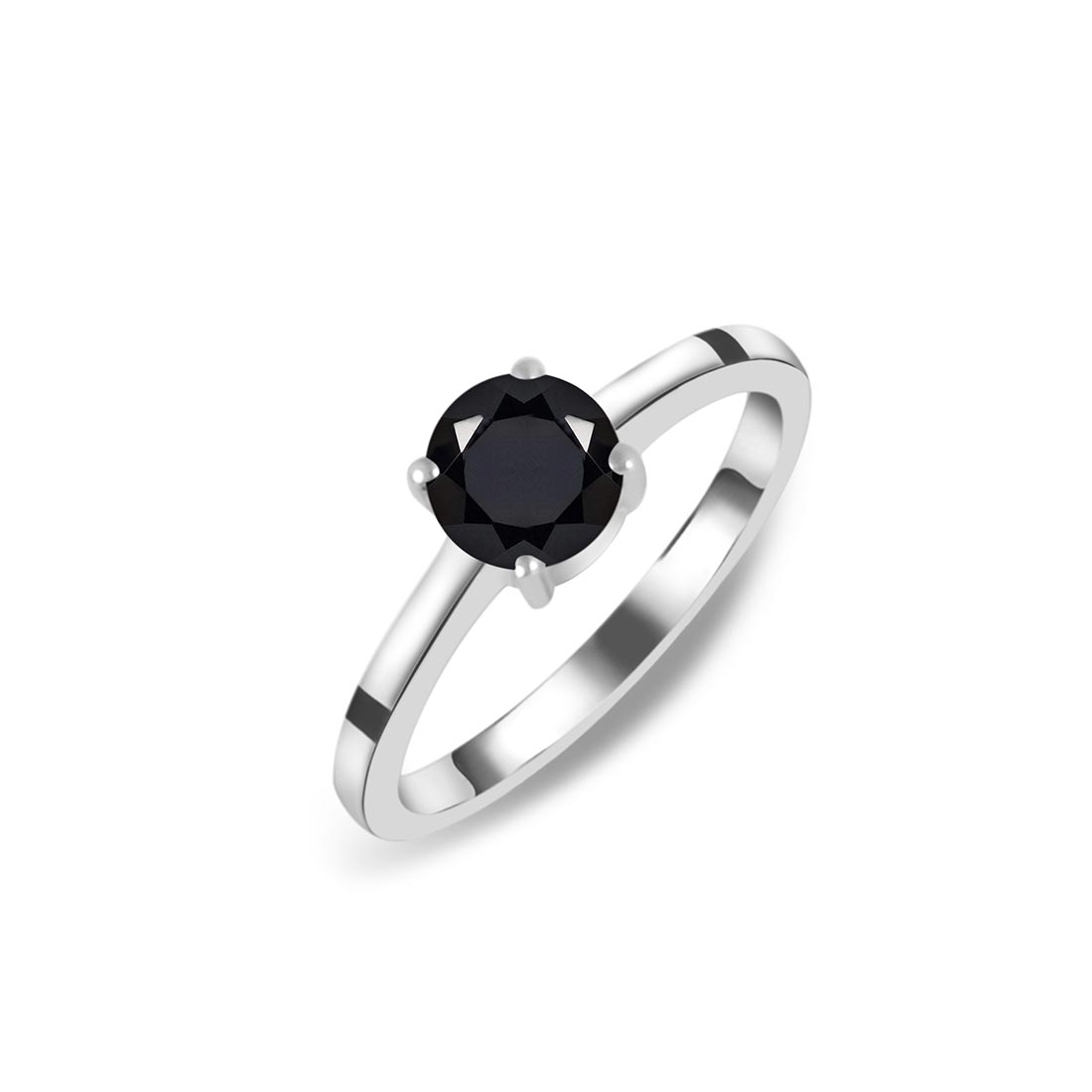 Premium Black Tourmaline Ring - Ultimate Grounding Jewelry (BLS-SR-236)