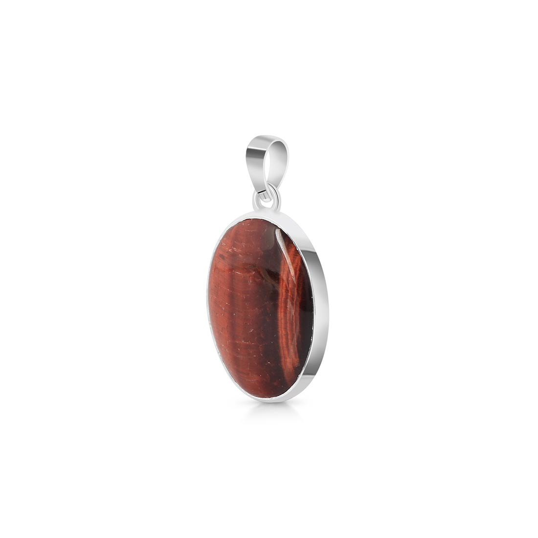 Premium Red Tiger Eye Pendant - Sagacia Statement Jewelry