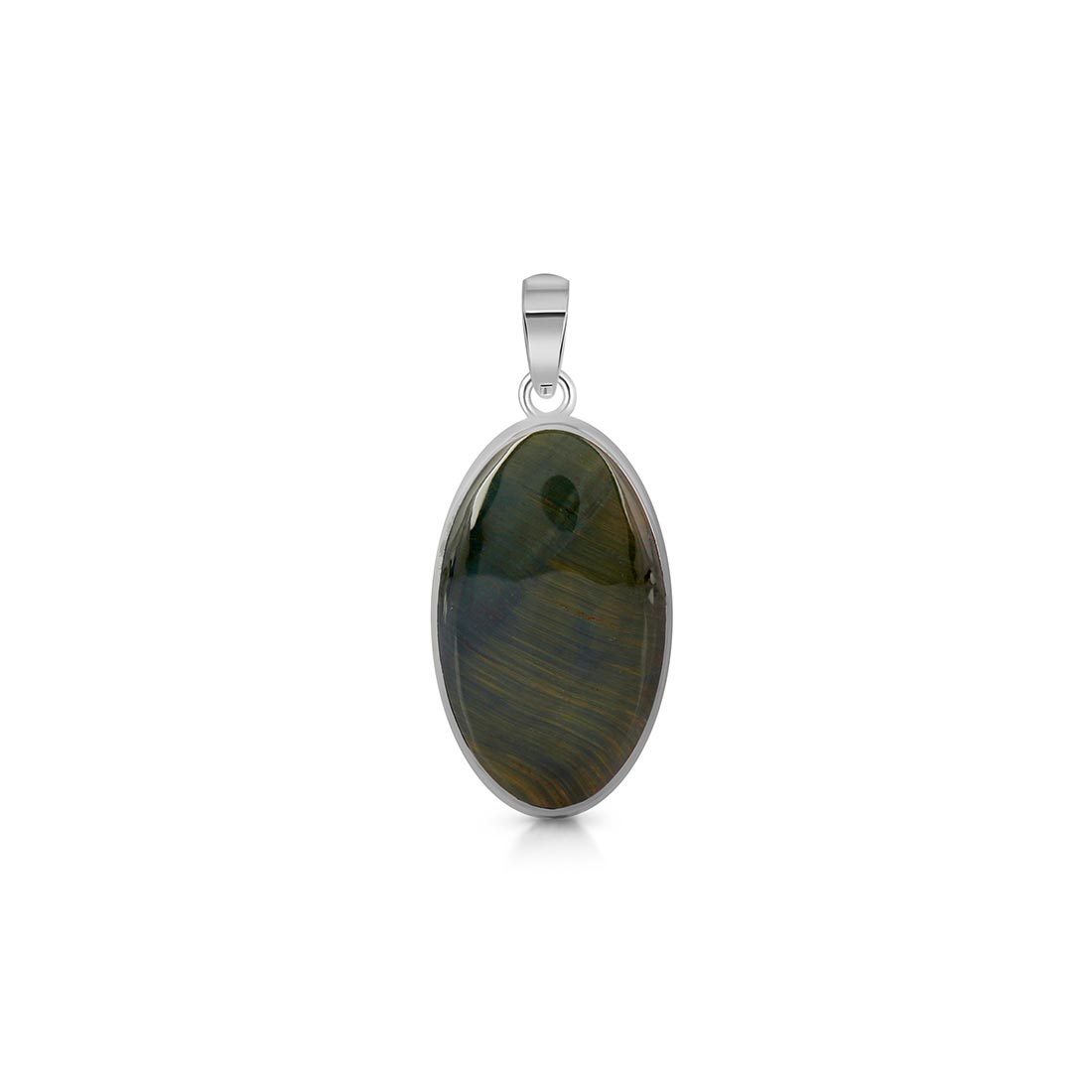 Premium Blue Tiger Eye Pendant - Ultimate Statement Jewelry