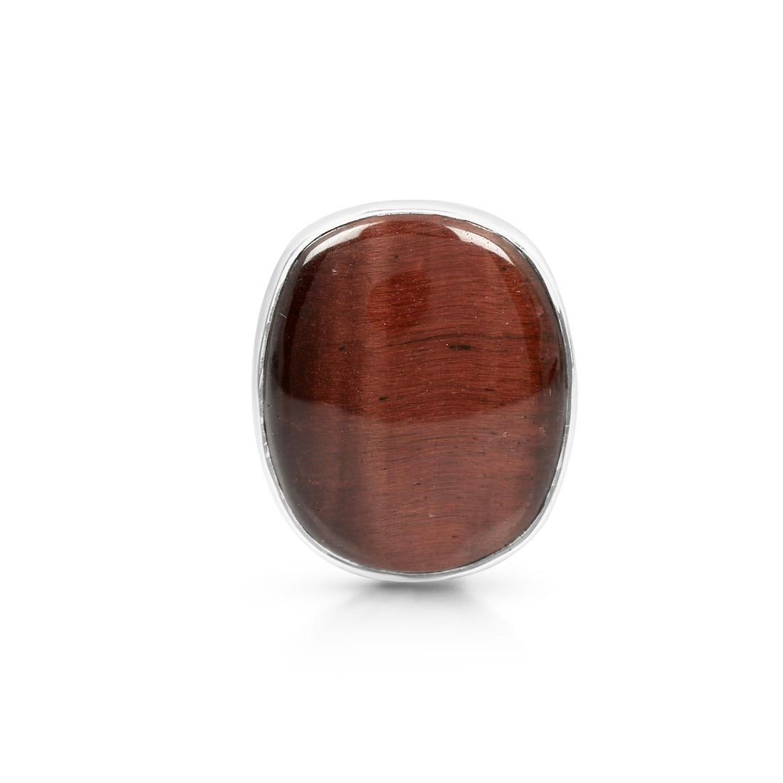 Premium Red Tiger Eye Adjustable Ring - Bold & Authentic