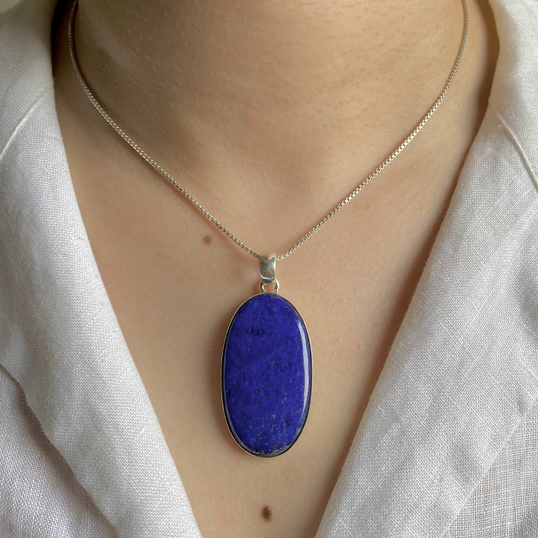 Premium Lapis Pendant - Ultimate Elegance (LLP-P-4)