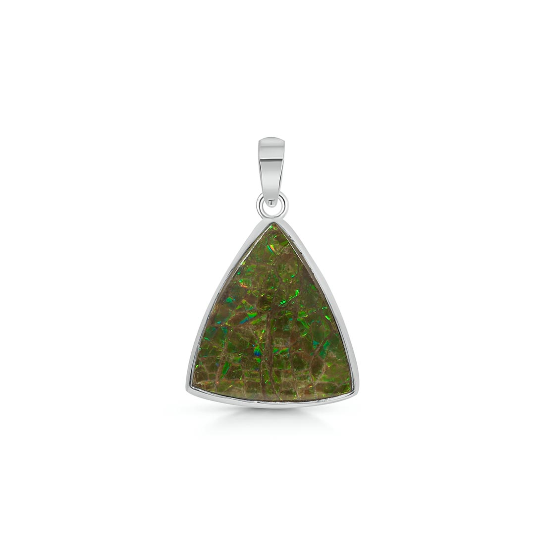 Premium Ammolite Statement Pendant - Sagacia Collection (AML-P-14)