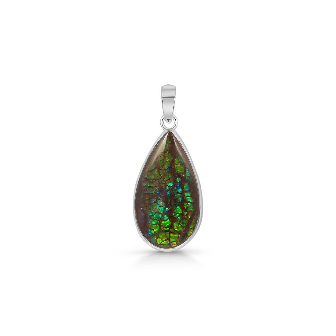 Premium Ammolite Statement Pendant - Elevate Your Style