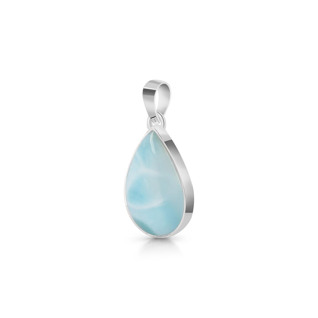 Premium Larimar Healing Pendant - LAR-P-18