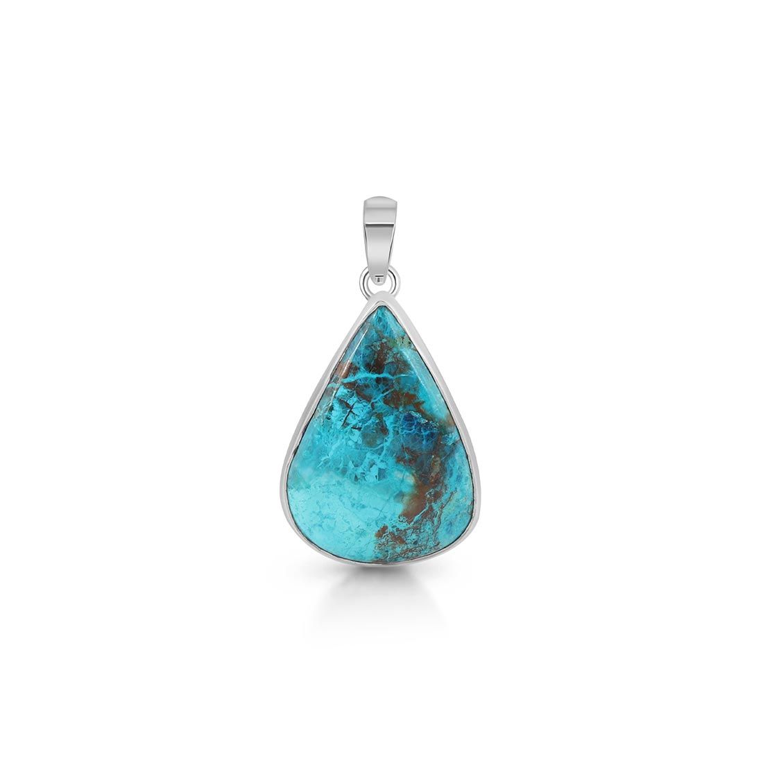 Premium Shattuckite Statement Pendant - STK-P-15