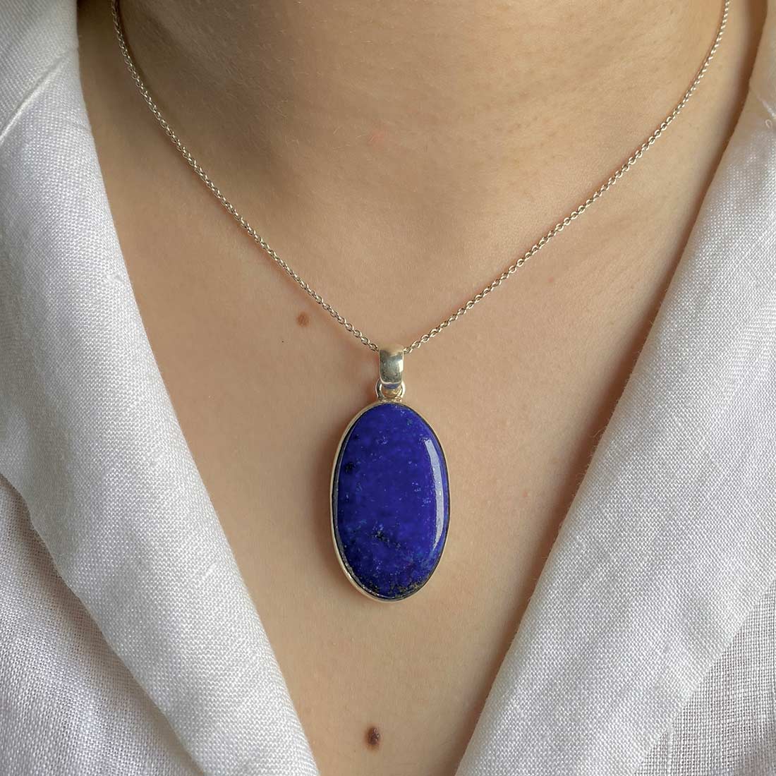 Premium Lapis Pendant - LLP-P-14 | Elegant Statement Jewelry