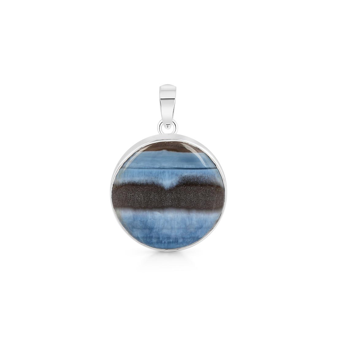 Premium Blue Opal Pendant - Ultimate Elegance (BLO-P-12)