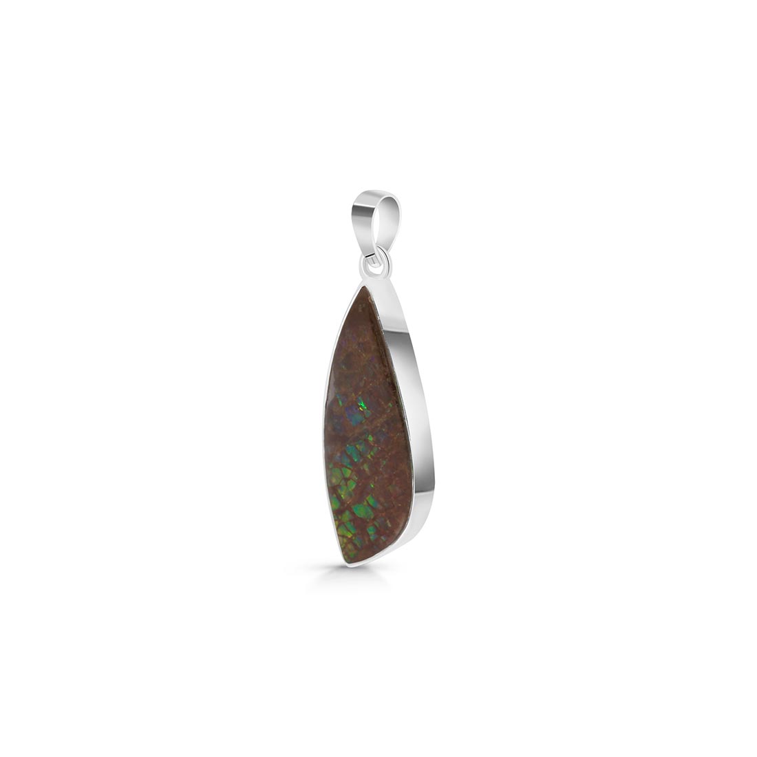 Premium Ammolite Statement Pendant - AML-P-20