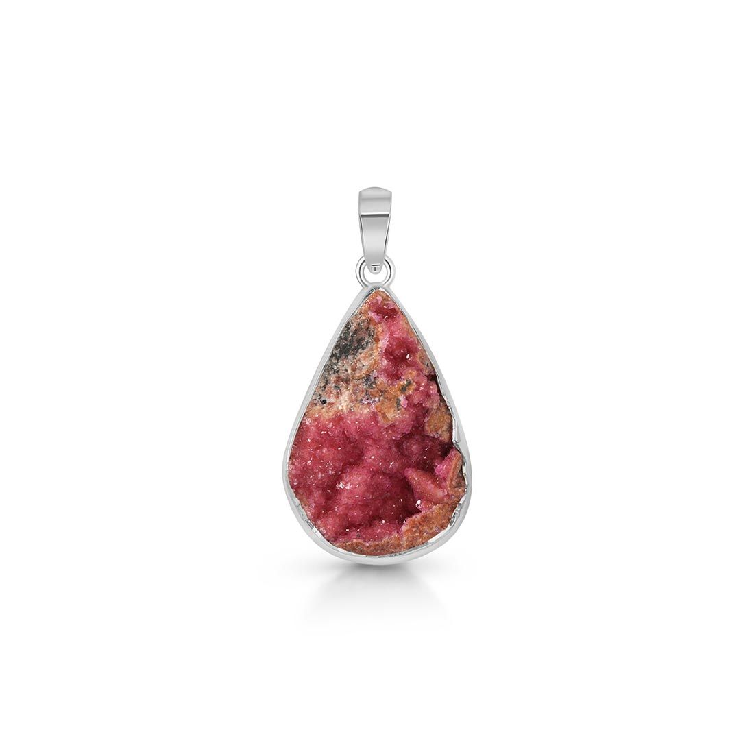 Premium Cobalt Calcite Pendant - Handcrafted Sterling Silver Jewelry (CBC-P-24)