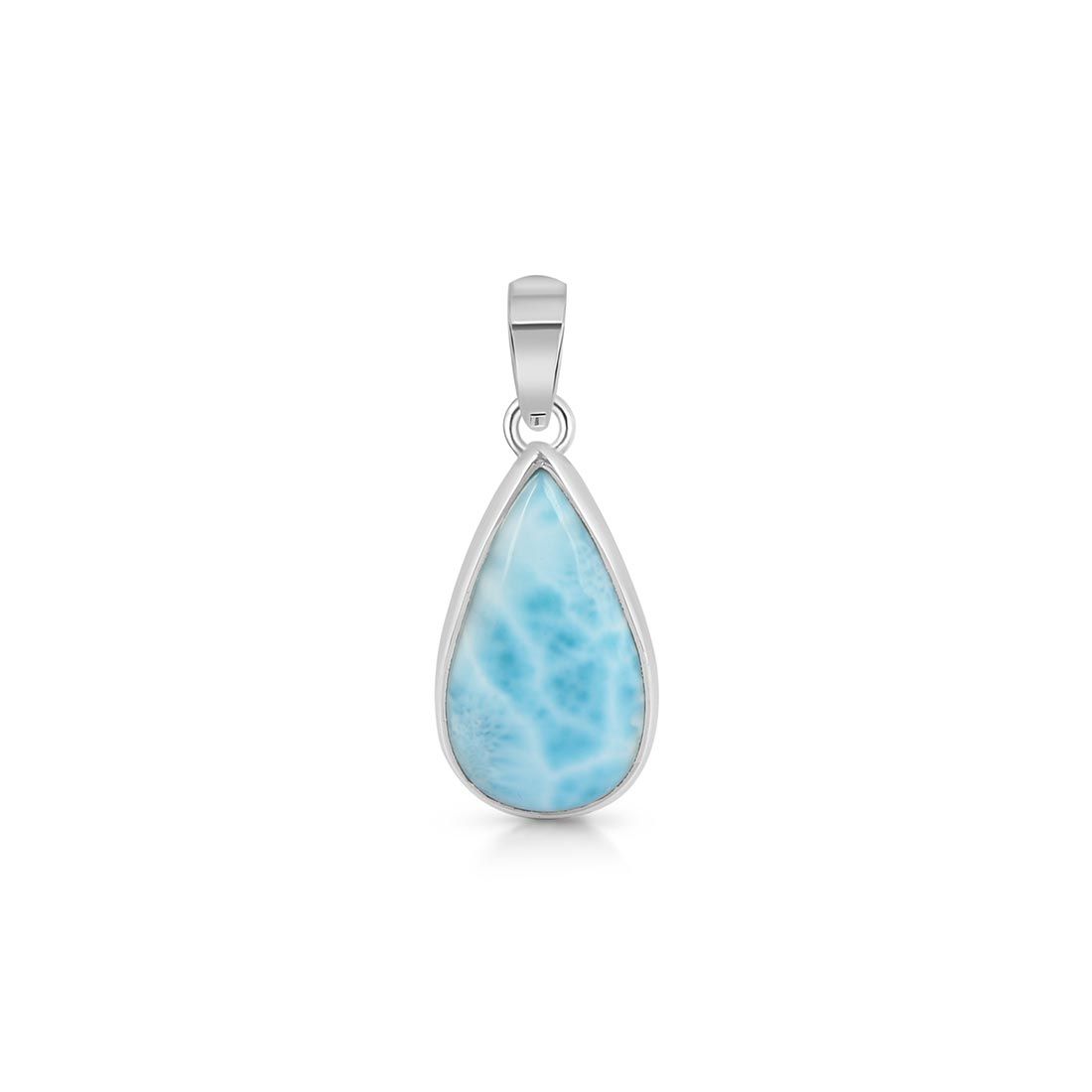 Premium Larimar Healing Pendant - LAR-P-1