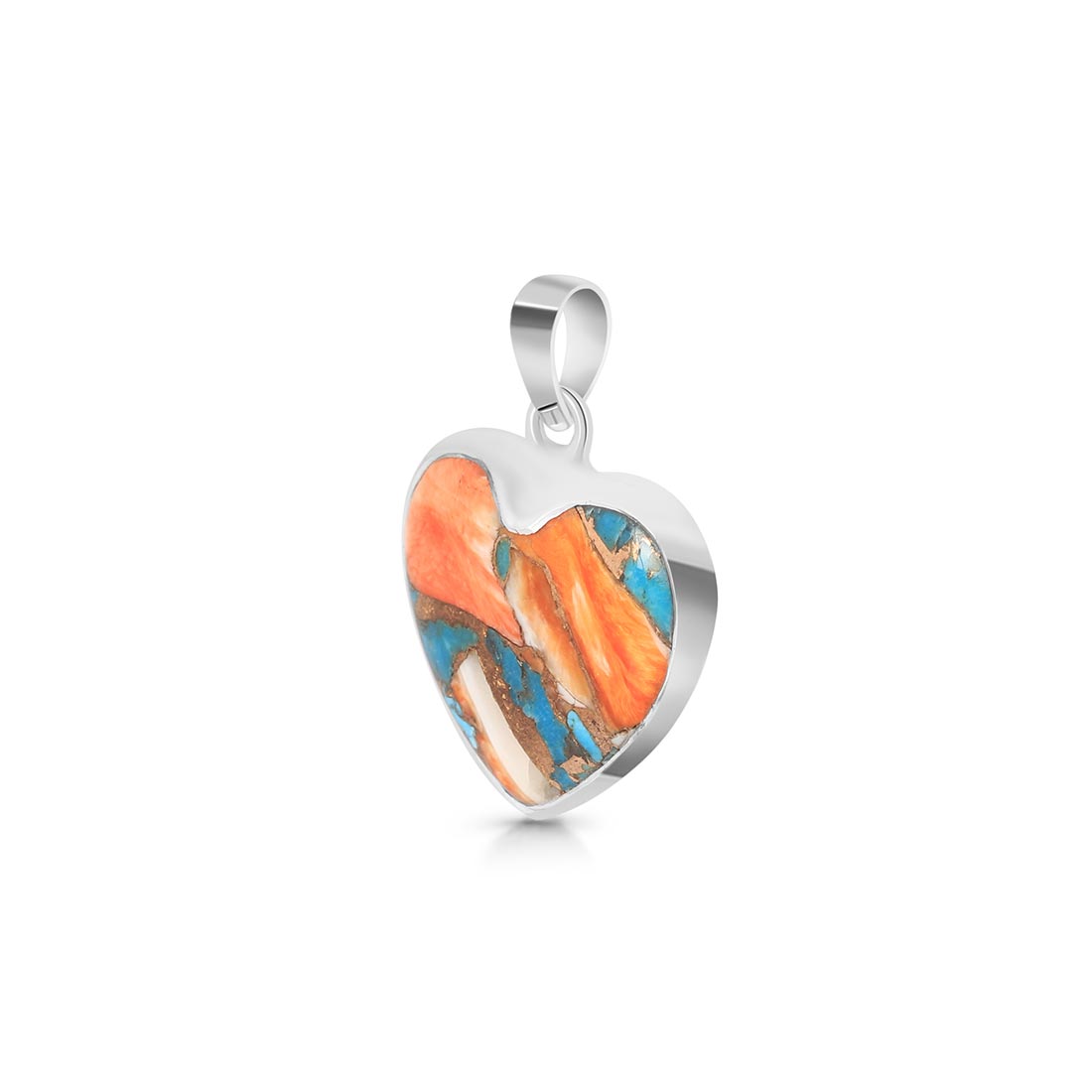 Premium Spiny Oyster Turquoise Pendant - 925 Sterling Silver Jewelry