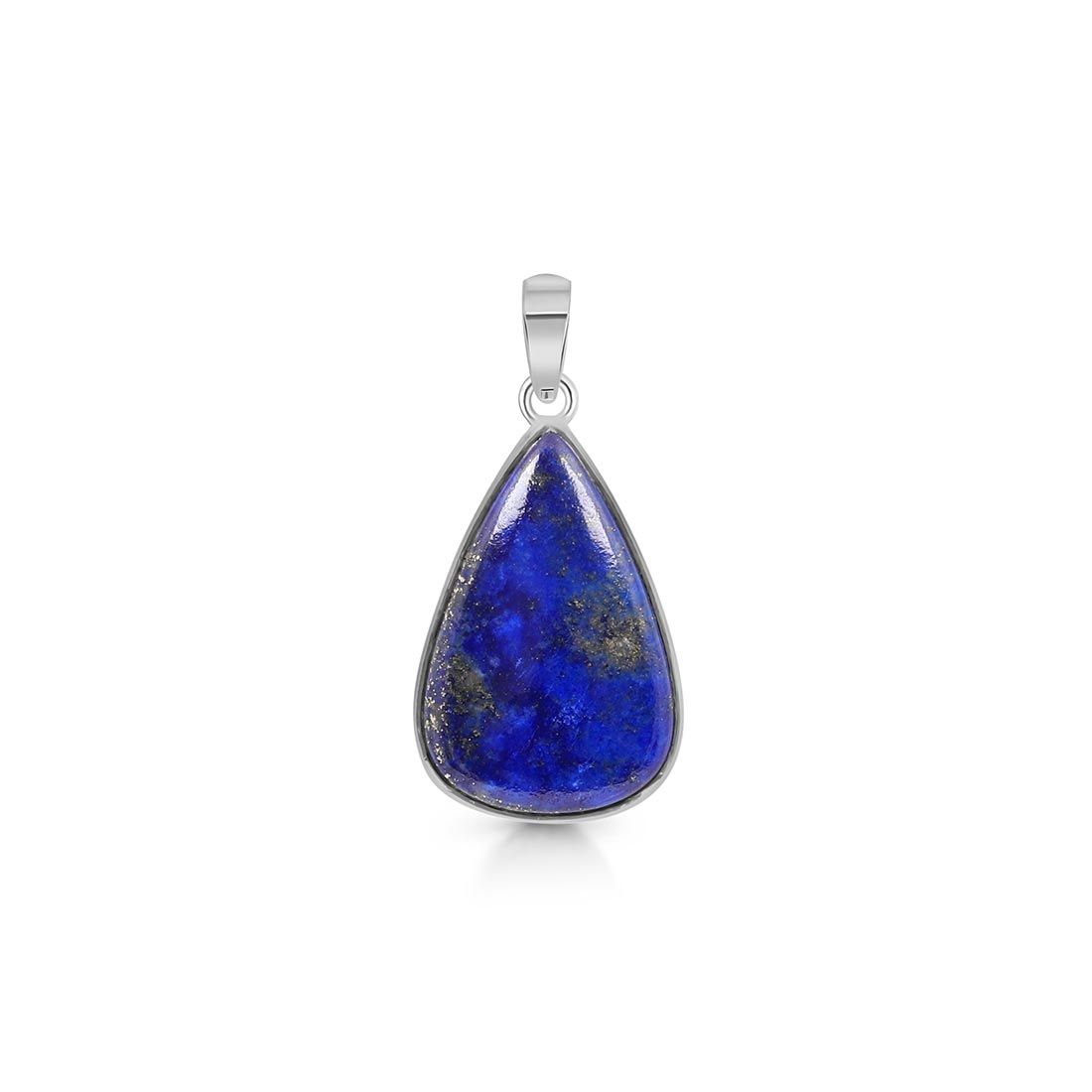 Premium Lapis Pendant - Elegant Blue Statement Jewelry